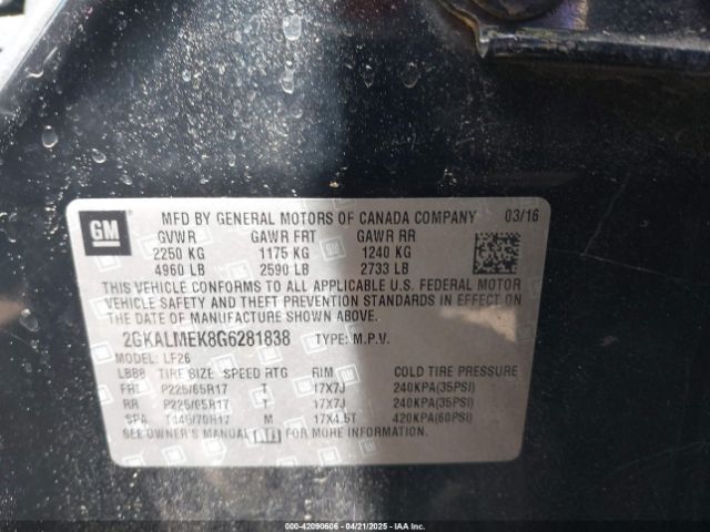 2GKALMEK8G6281838 GMC Terrain Sle-1