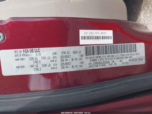 2C4RDGBG4JR253361 Dodge Grand Caravan Se