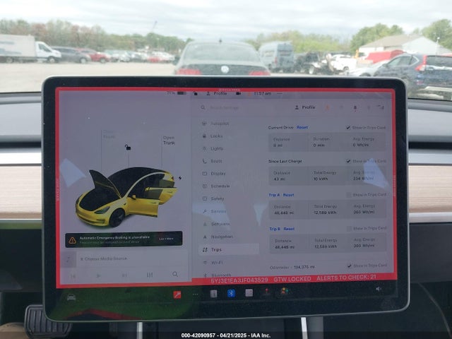 Aukcja sprzedaży 2018 Tesla Model 3 Long Range/mid Range, vin: 5YJ3E1EA3JF043529, numer aukcji: 42090957