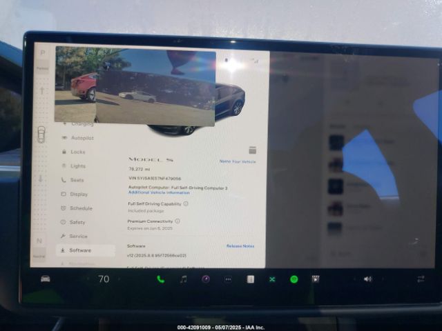 5YJSA1E57NF479056 Tesla Model S Dual Motor All-wheel Drive
