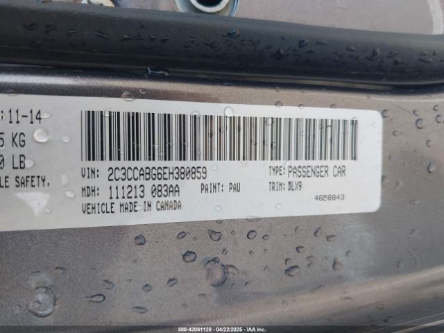 2C3CCABG6EH380859 Chrysler 300 300s