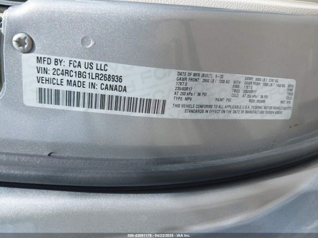 2C4RC1BG1LR268936 Chrysler Pacifica Touring L