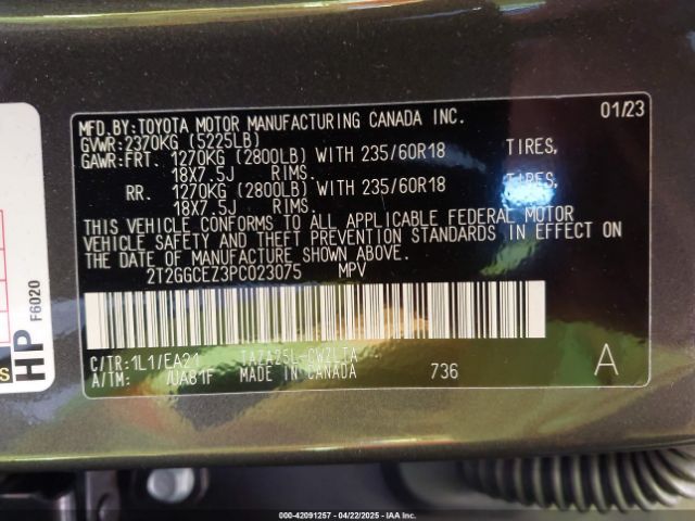 2023 LEXUS NX 350 2T2GGCEZ3PC023075 Photo 8