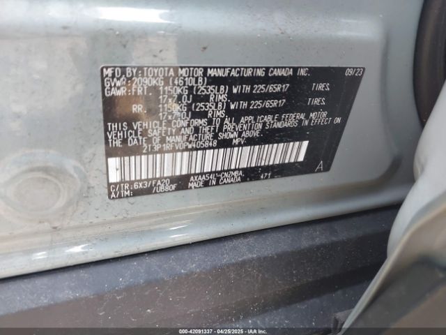 2T3P1RFV0PW405848 Toyota Rav4 Xle