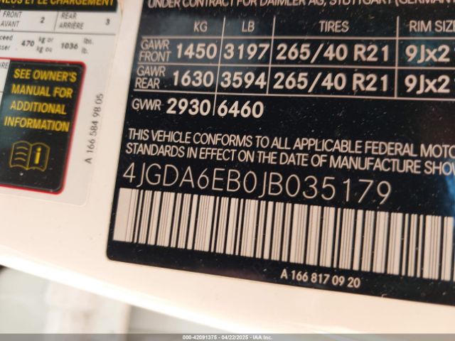 2018 MERCEDES-BENZ AMG GLE 43 4JGDA6EB0JB035179 Photo 8