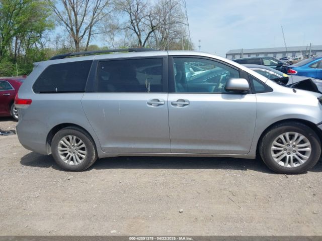 5TDYK3DC9ES413283 Toyota Sienna Xle V6 8 Passenger