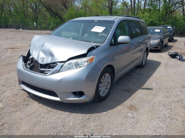 5TDYK3DC9ES413283 Toyota Sienna Xle V6 8 Passenger