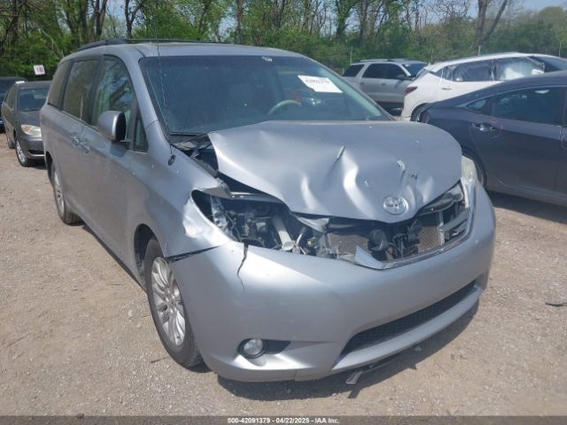 5TDYK3DC9ES413283 Toyota Sienna Xle V6 8 Passenger
