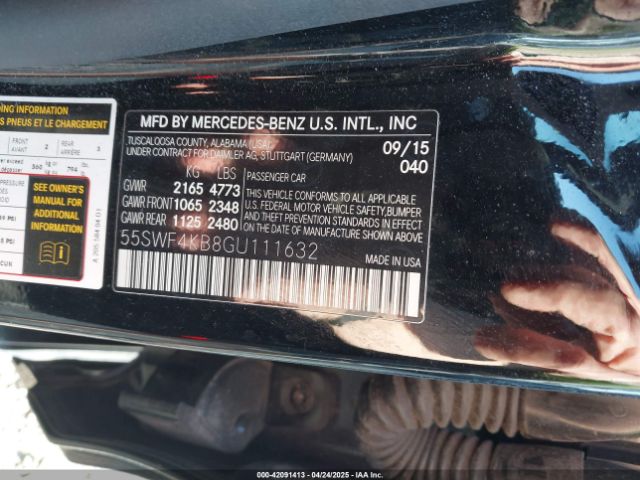 55SWF4KB8GU111632 Mercedes-Benz C 300 4matic/luxury 4matic/sport 4matic