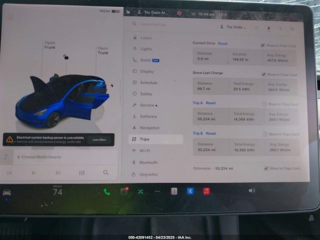 2022 TESLA MODEL 3 5YJ3E1EB4NF184088 Photo 6