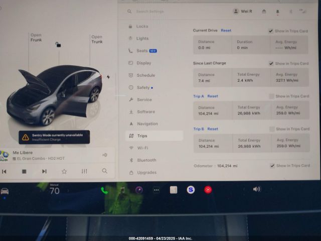 7SAYGDEE0PA033019 Tesla Model Y Awd/long Range Dual Motor All-wheel Drive