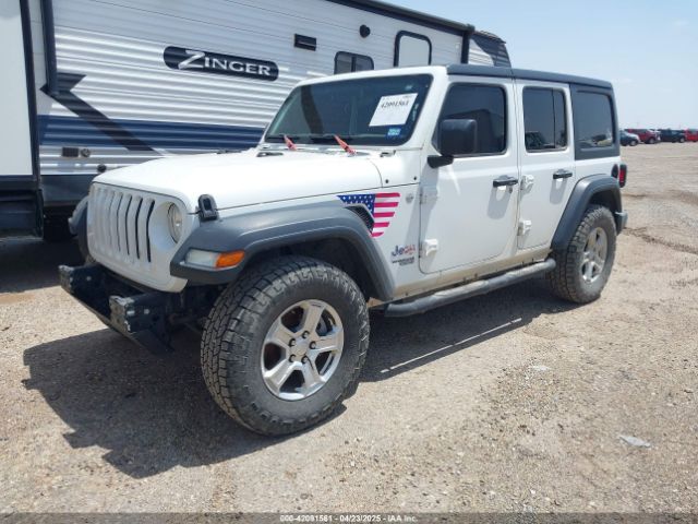 1C4HJXDG8JW127299 Jeep Wrangler Unlimited Sport S 4x4