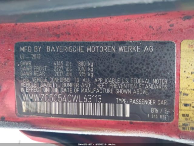 2012 MINI COOPER S COUNTRYMAN WMWZC5C54CWL63113 Photo 8