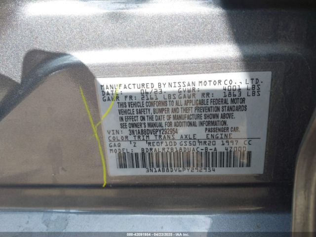 2023 NISSAN SENTRA 3N1AB8DV6PY292954 Photo 8