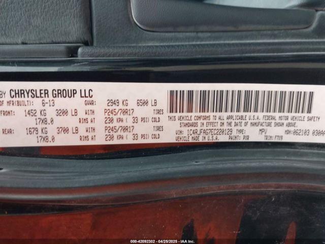 1C4RJFAG7EC220129 Jeep 2014