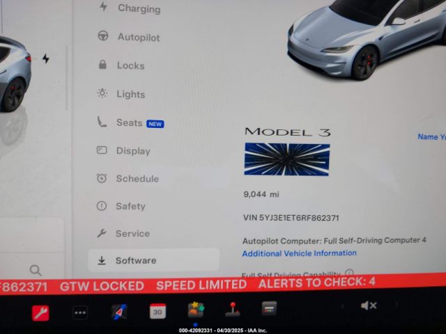 5YJ3E1ET6RF862371 Tesla Model 3 Performance All-wheel Drive