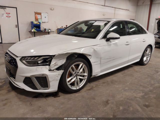 2022 AUDI A4 WAUEAAF44NN015059 Photo 1
