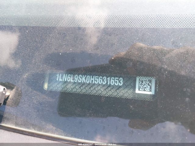 1LN6L9SK0H5631653 Lincoln Continental Select