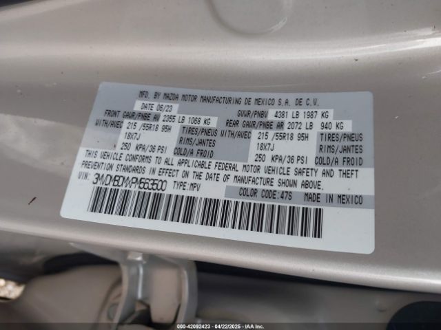 3MVDMBDMXPM563500 Mazda Cx-30 2.5 S Premium