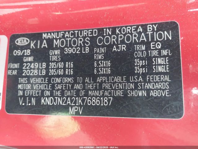 KNDJN2A21K7686187 KIA Soul