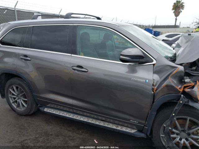 5TDJGRFH6JS047582 Toyota Highlander Hybrid Xle