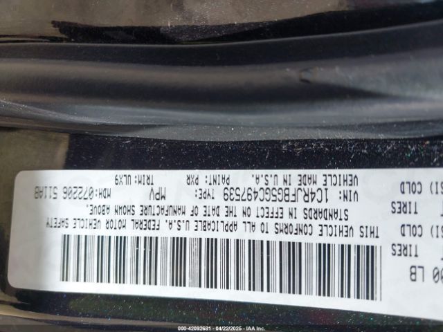 1C4RJFBG5GC497539 Jeep Grand Cherokee Limited