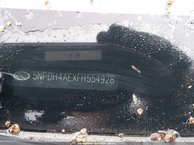 5NPDH4AEXFH554928 Hyundai ELANTRA SE