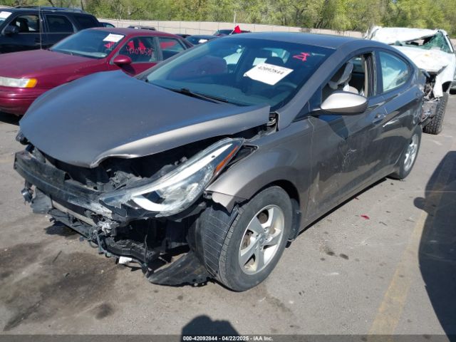 5NPDH4AE1EH468874 Hyundai ELANTRA SE