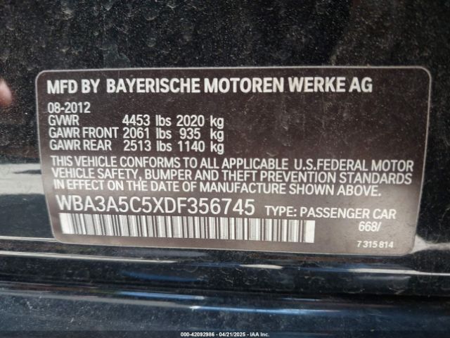 2013 BMW 328I WBA3A5C5XDF356745 Photo 8