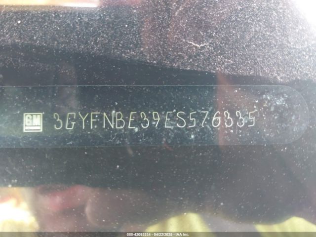 3GYFNBE39ES576335 Cadillac Srx Luxury Collection