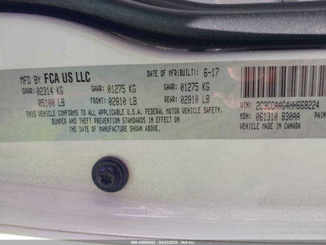 2C3CCAAG4HH668224 Chrysler 300 Limited
