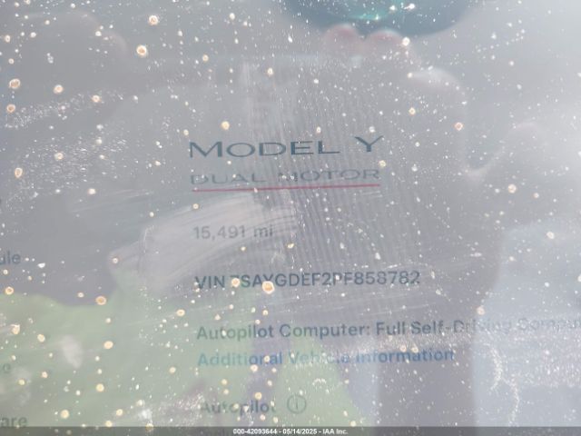 2023 TESLA MODEL Y 7SAYGDEF2PF858782 Photo 6