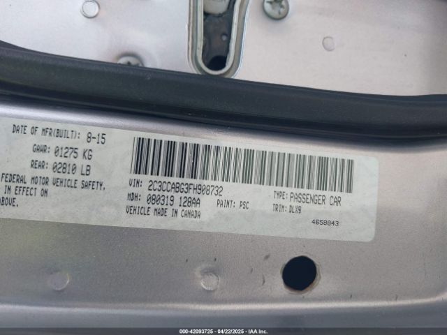 2C3CCABG3FH908732 Chrysler 300 300s