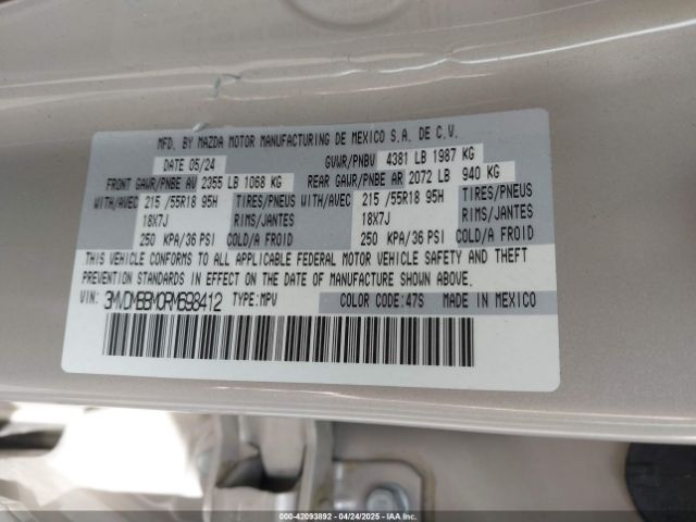 3MVDMBBM0RM698412 Mazda Cx-30 2.5 S Select Sport