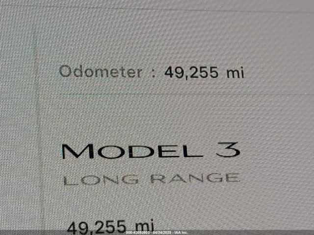 5YJ3E1EA6JF052659 Tesla Model 3 Long Range/mid Range