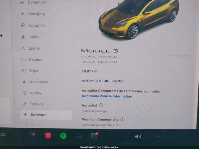 2019 TESLA MODEL 3 5YJ3E1EB1KF365760 Photo 6