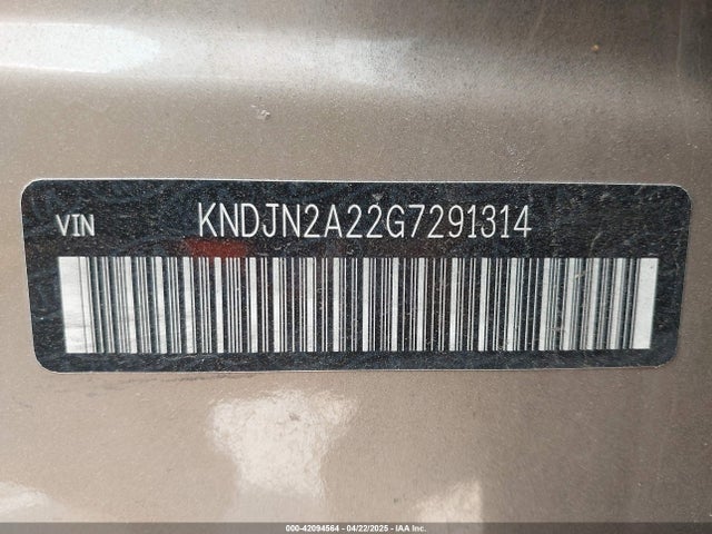 KNDJN2A22G7291314 KIA Soul