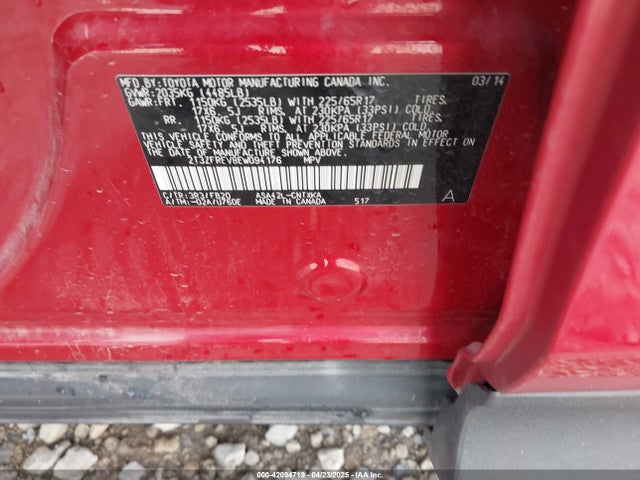 Toyota RAV4 LE 2014 2T3ZFREV8EW094176 Image 9