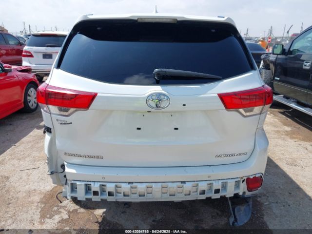 5TDDZRFH5KS958544 Toyota Highlander Limited Platinum