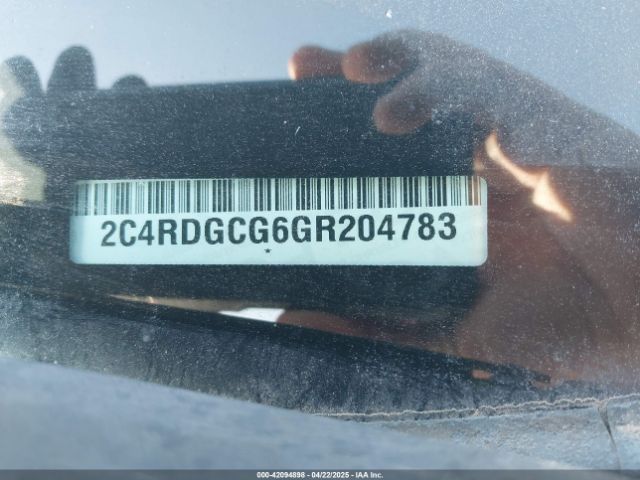 2C4RDGCG6GR204783 Dodge Grand Caravan Sxt