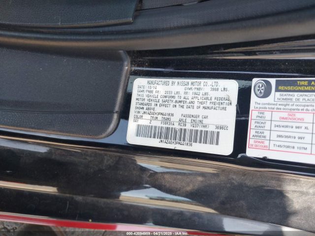 JN1AZ4EH3FM441836 Nissan 370z Nismo Tech