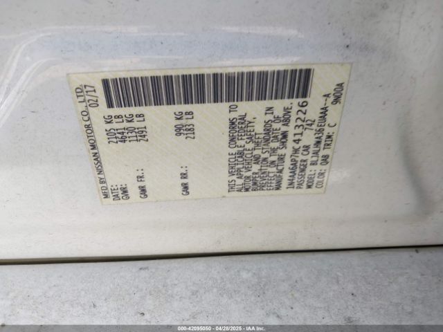 1N4AA6AP7HC413226 Nissan Maxima 3.5 Platinum