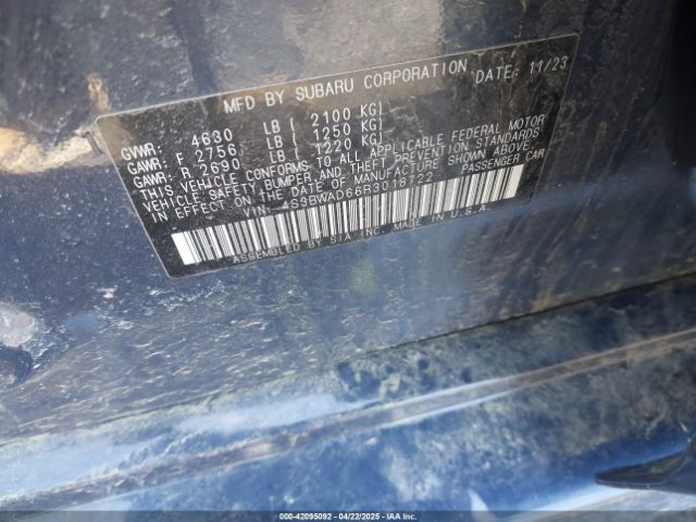 4S3BWAD66R3018722 Subaru Legacy Premium