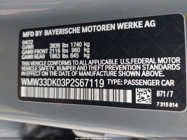 2023 MINI HARDTOP WMW33DK03P2S67119 Photo 8