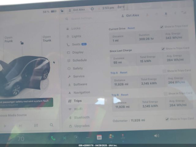 7SAYGDEE4PF875915 Tesla Model Y Awd/long Range Dual Motor All-wheel Drive