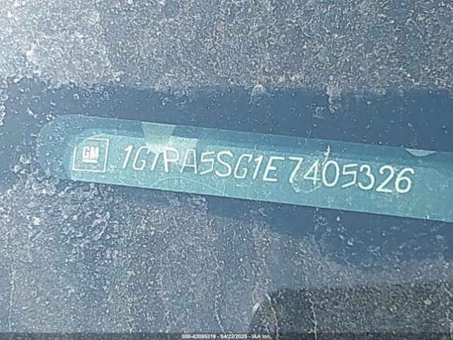 1G1PA5SG1E7405326 Chevrolet Cruze Ls Auto