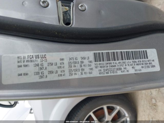 3C4PDCEG1GT186980 Dodge Journey R/t