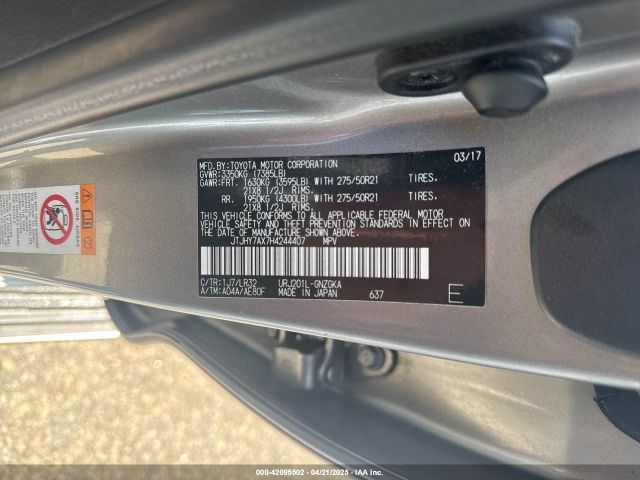 JTJHY7AX7H4244407 Lexus LX 570