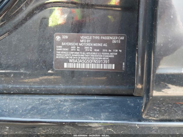 WBA3A5G50FNS91391 BMW 328I