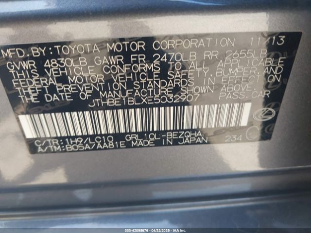 JTHBE1BLXE5032907 Lexus GS 350